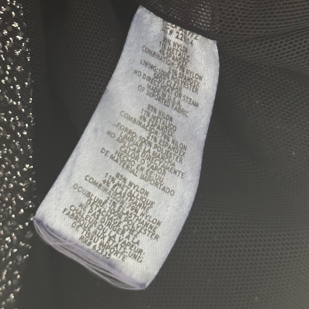 AQUA Metallic Faux Wrap Dress - 100% Exclusive - Picture 12 of 12